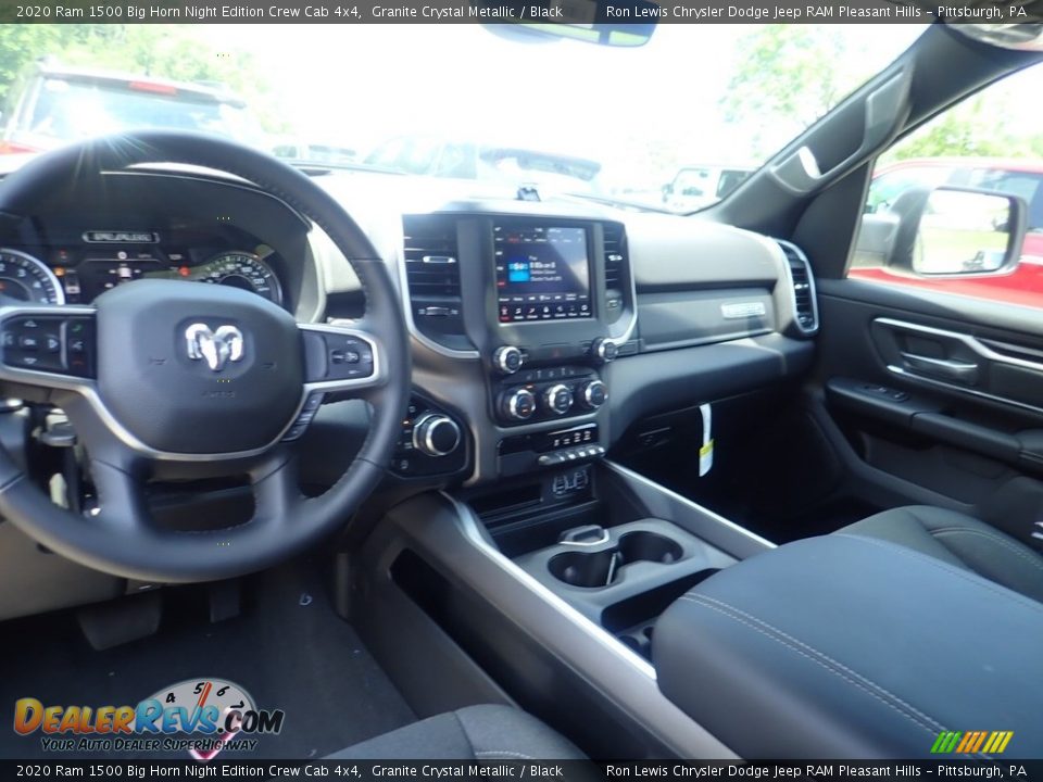 2020 Ram 1500 Big Horn Night Edition Crew Cab 4x4 Granite Crystal Metallic / Black Photo #12