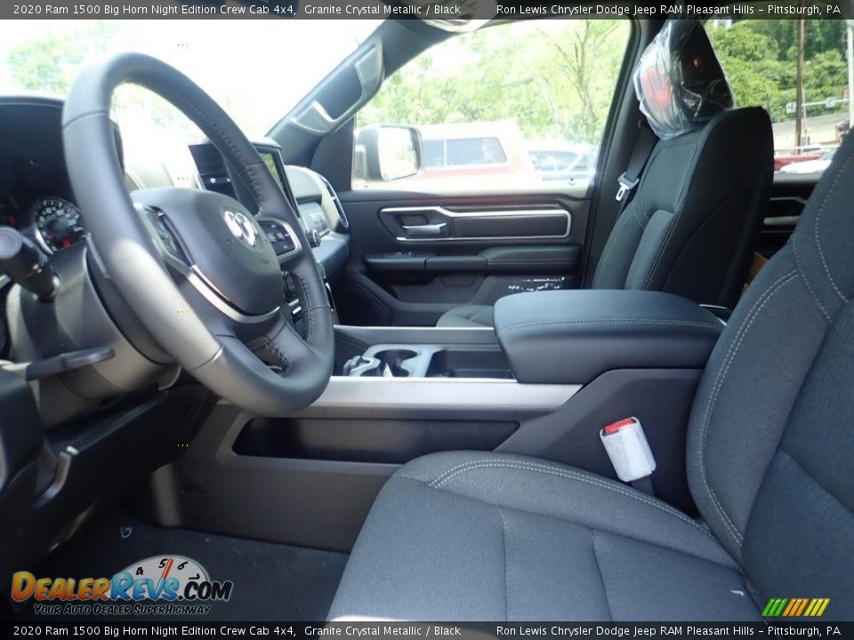 2020 Ram 1500 Big Horn Night Edition Crew Cab 4x4 Granite Crystal Metallic / Black Photo #14