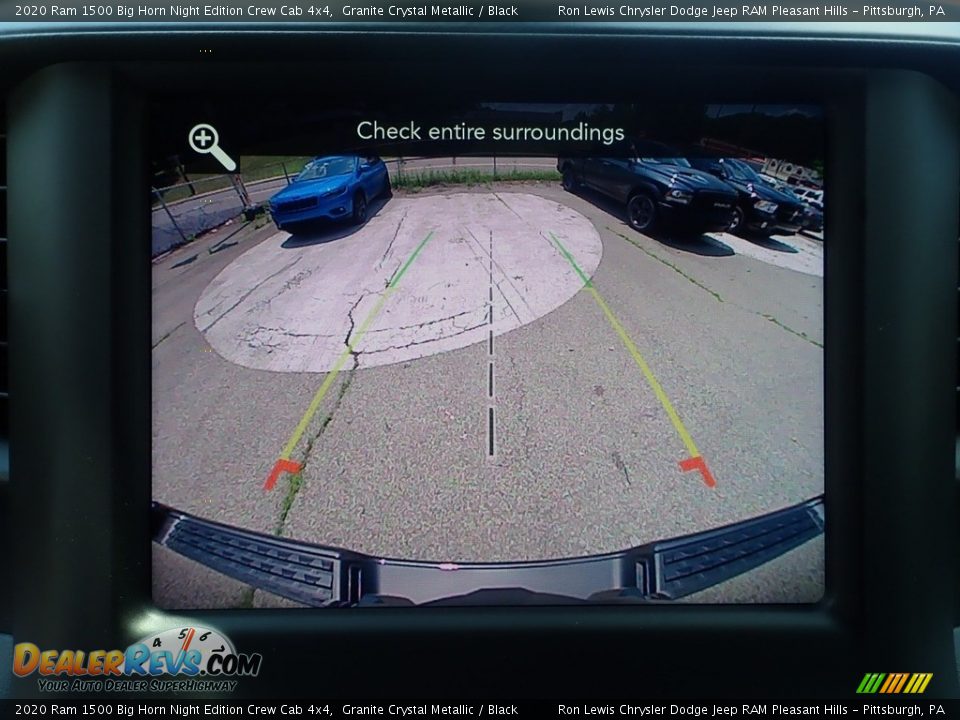 2020 Ram 1500 Big Horn Night Edition Crew Cab 4x4 Granite Crystal Metallic / Black Photo #16