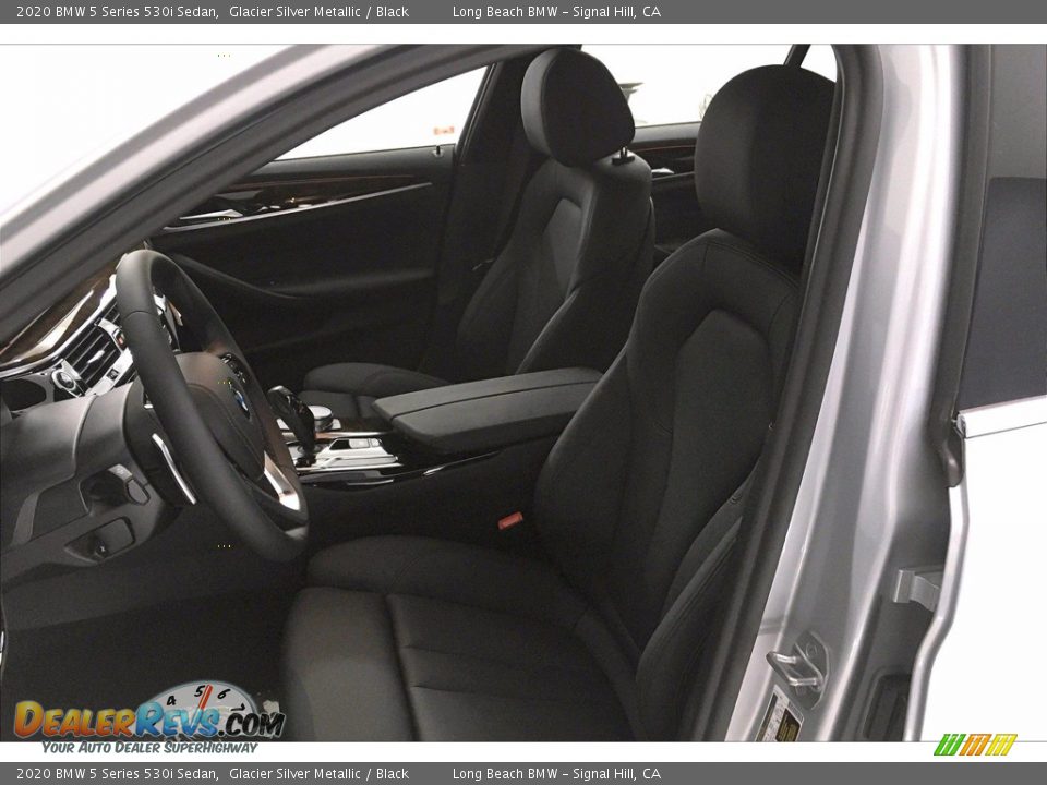 2020 BMW 5 Series 530i Sedan Glacier Silver Metallic / Black Photo #9