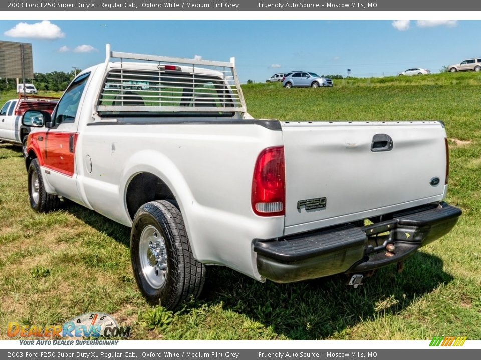 2003 Ford F250 Super Duty XL Regular Cab Oxford White / Medium Flint Grey Photo #6