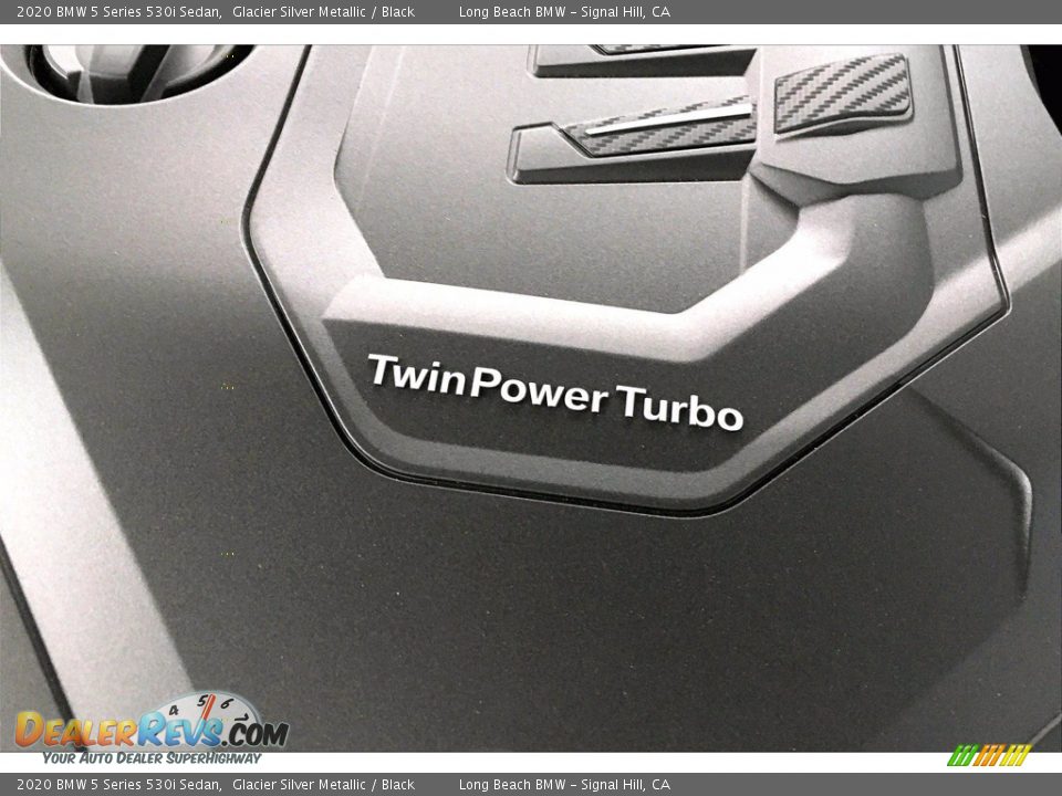 2020 BMW 5 Series 530i Sedan Glacier Silver Metallic / Black Photo #11