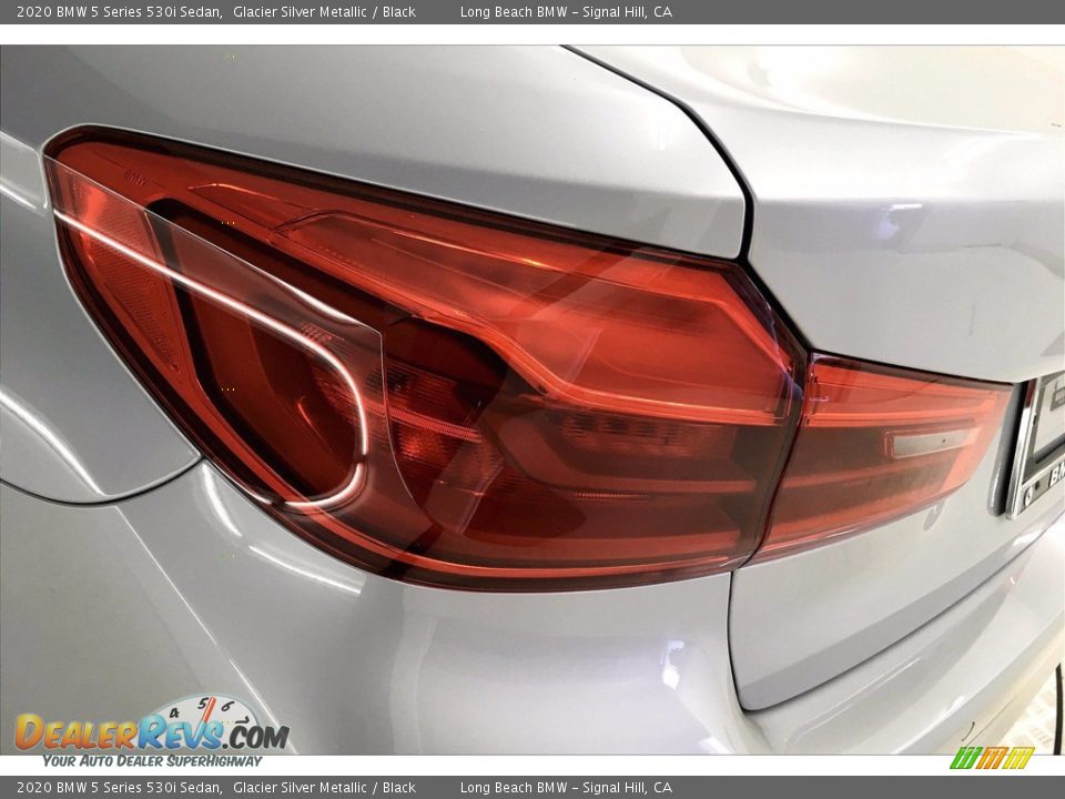 2020 BMW 5 Series 530i Sedan Glacier Silver Metallic / Black Photo #15