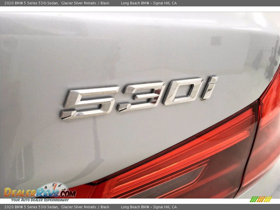 2020 BMW 5 Series 530i Sedan Glacier Silver Metallic / Black Photo #16