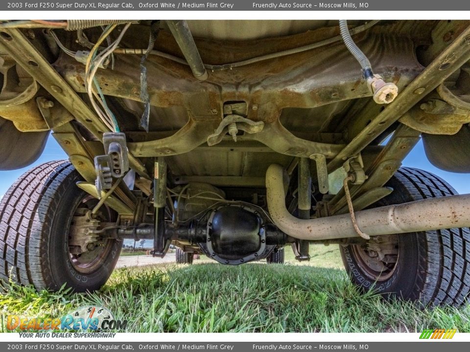Undercarriage of 2003 Ford F250 Super Duty XL Regular Cab Photo #13