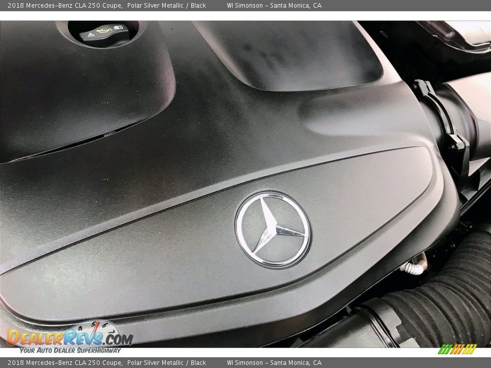 2018 Mercedes-Benz CLA 250 Coupe Polar Silver Metallic / Black Photo #31
