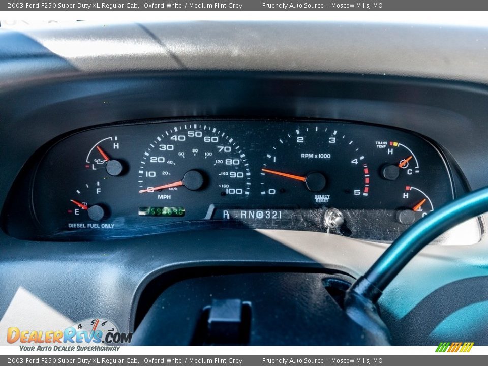 2003 Ford F250 Super Duty XL Regular Cab Gauges Photo #32