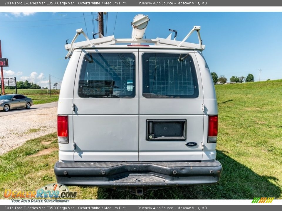 2014 Ford E-Series Van E350 Cargo Van Oxford White / Medium Flint Photo #9