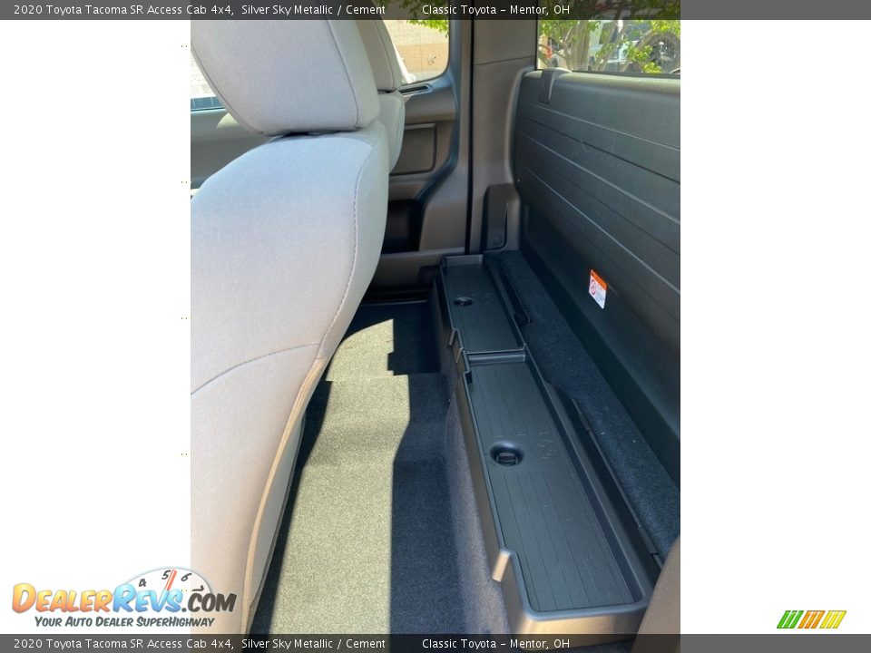2020 Toyota Tacoma SR Access Cab 4x4 Silver Sky Metallic / Cement Photo #3