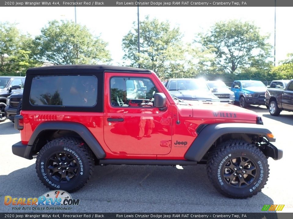 Firecracker Red 2020 Jeep Wrangler Willys 4x4 Photo #4