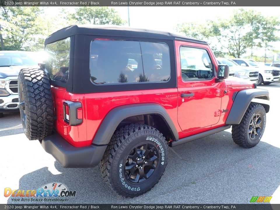 2020 Jeep Wrangler Willys 4x4 Firecracker Red / Black Photo #5