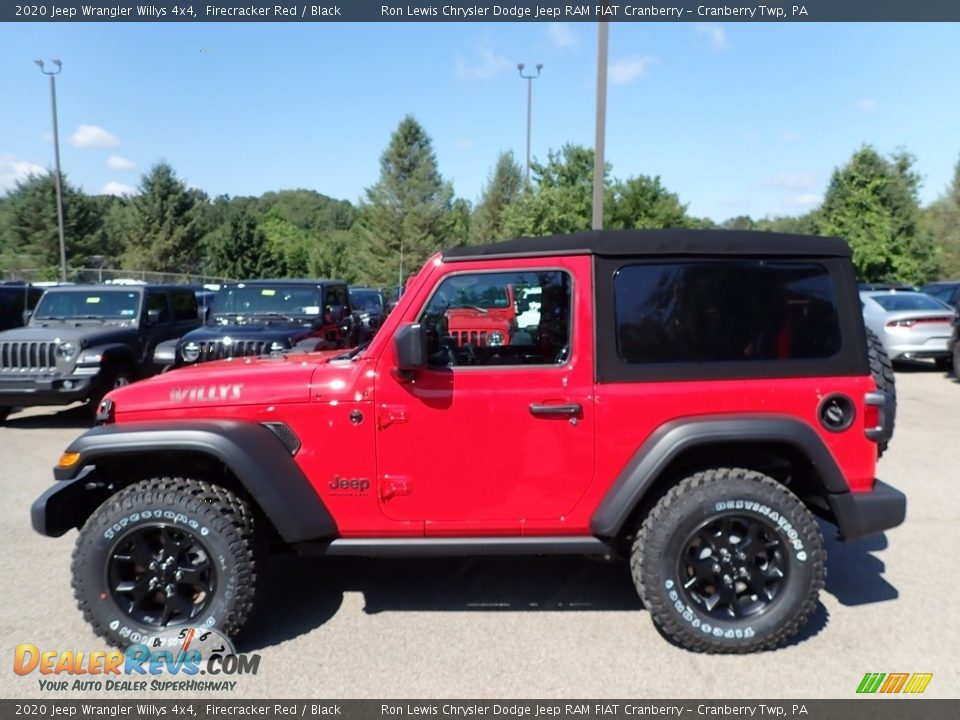 2020 Jeep Wrangler Willys 4x4 Firecracker Red / Black Photo #9