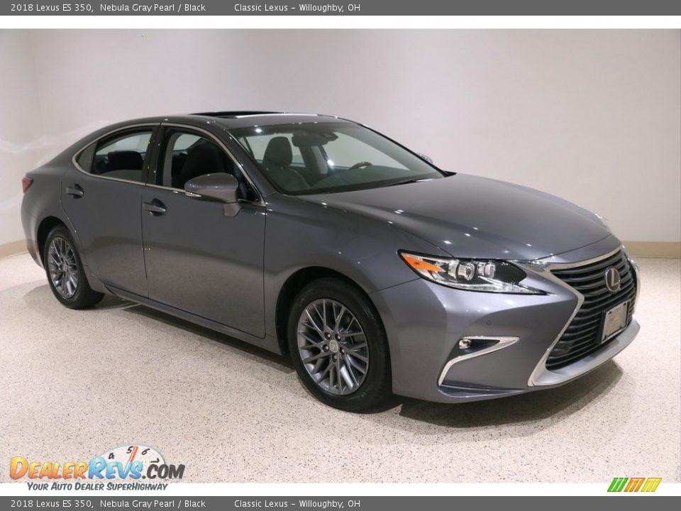 2018 Lexus ES 350 Nebula Gray Pearl / Black Photo #1