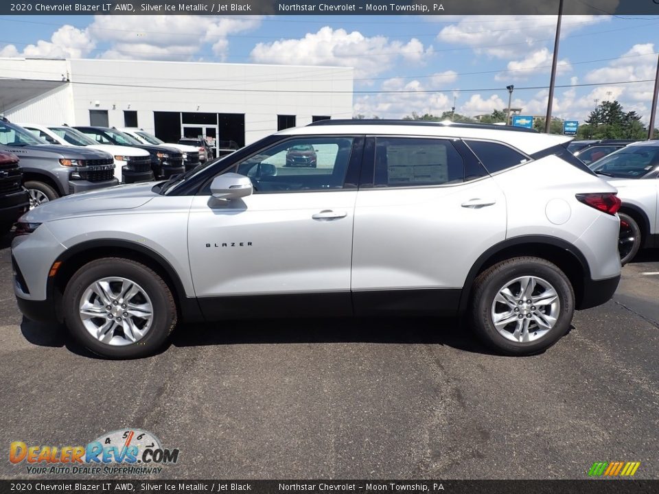 2020 Chevrolet Blazer LT AWD Silver Ice Metallic / Jet Black Photo #3