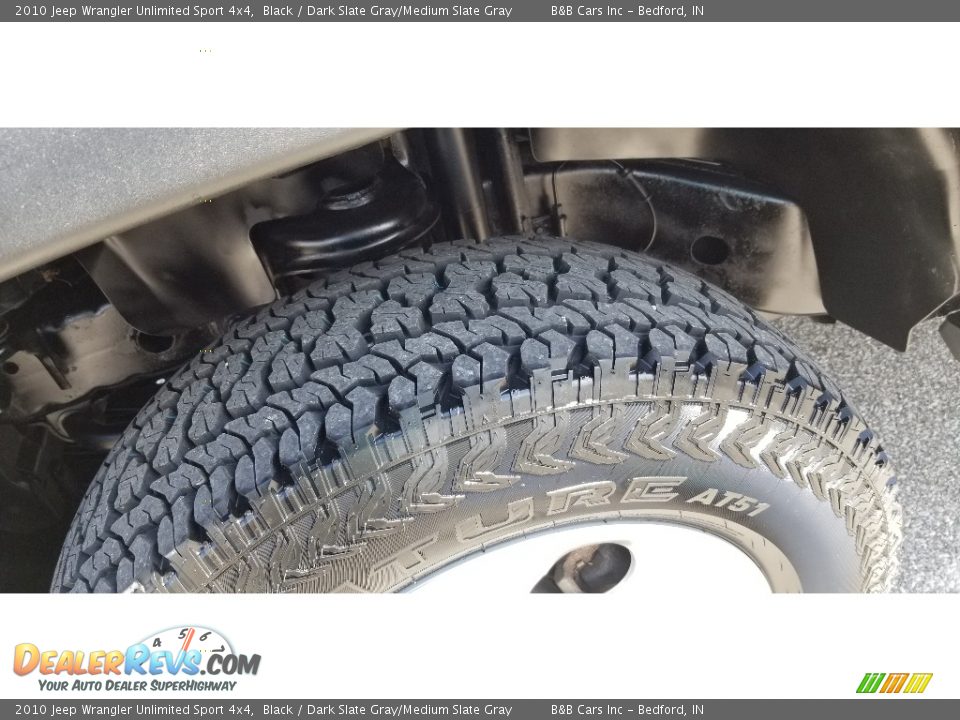 2010 Jeep Wrangler Unlimited Sport 4x4 Black / Dark Slate Gray/Medium Slate Gray Photo #11