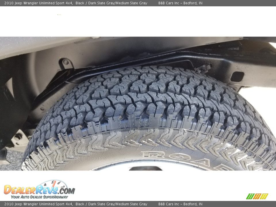 2010 Jeep Wrangler Unlimited Sport 4x4 Black / Dark Slate Gray/Medium Slate Gray Photo #12