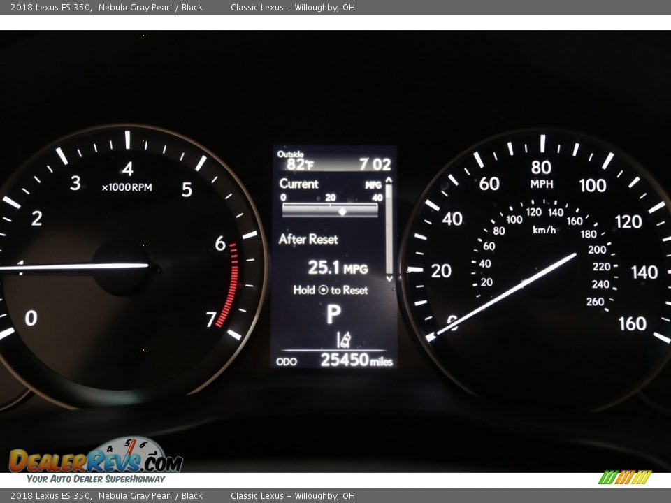 2018 Lexus ES 350 Nebula Gray Pearl / Black Photo #10