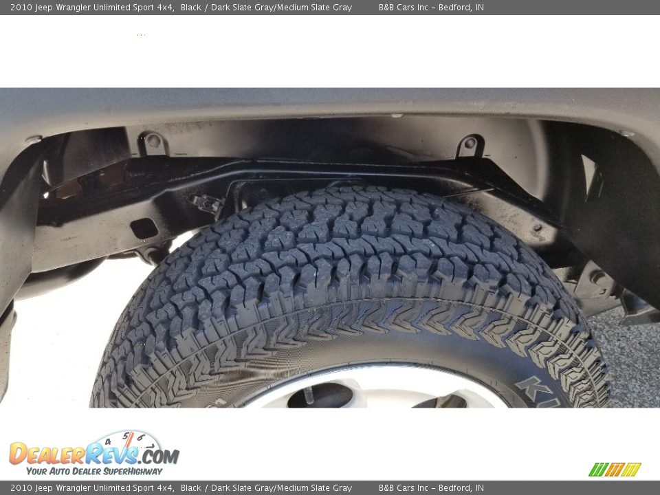 2010 Jeep Wrangler Unlimited Sport 4x4 Black / Dark Slate Gray/Medium Slate Gray Photo #13