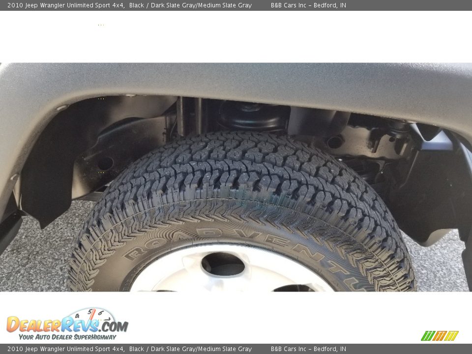 2010 Jeep Wrangler Unlimited Sport 4x4 Black / Dark Slate Gray/Medium Slate Gray Photo #14