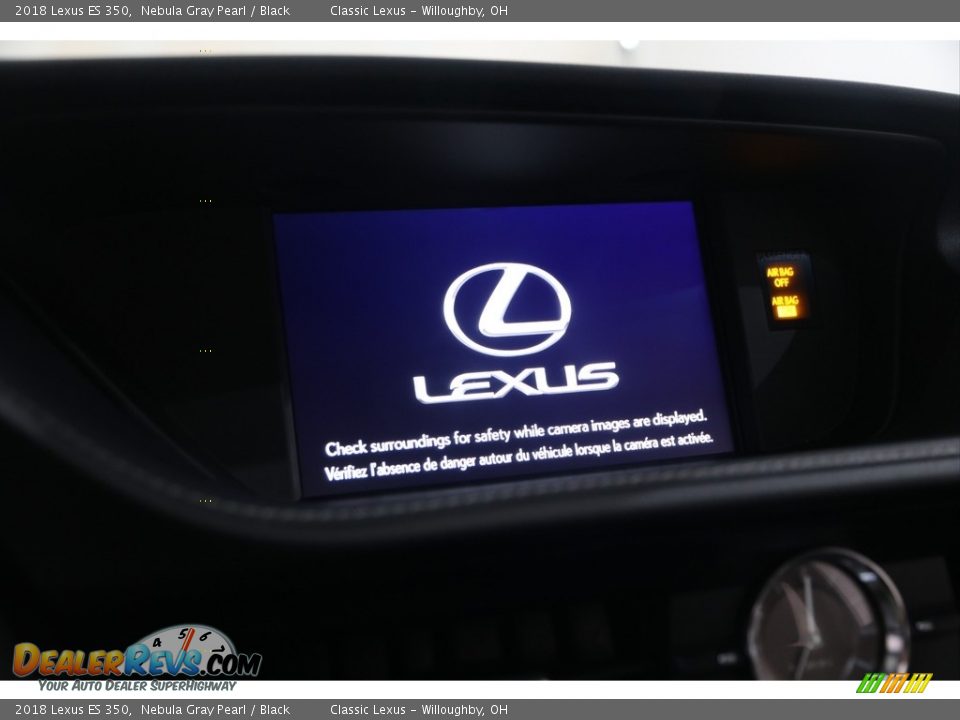 2018 Lexus ES 350 Nebula Gray Pearl / Black Photo #13