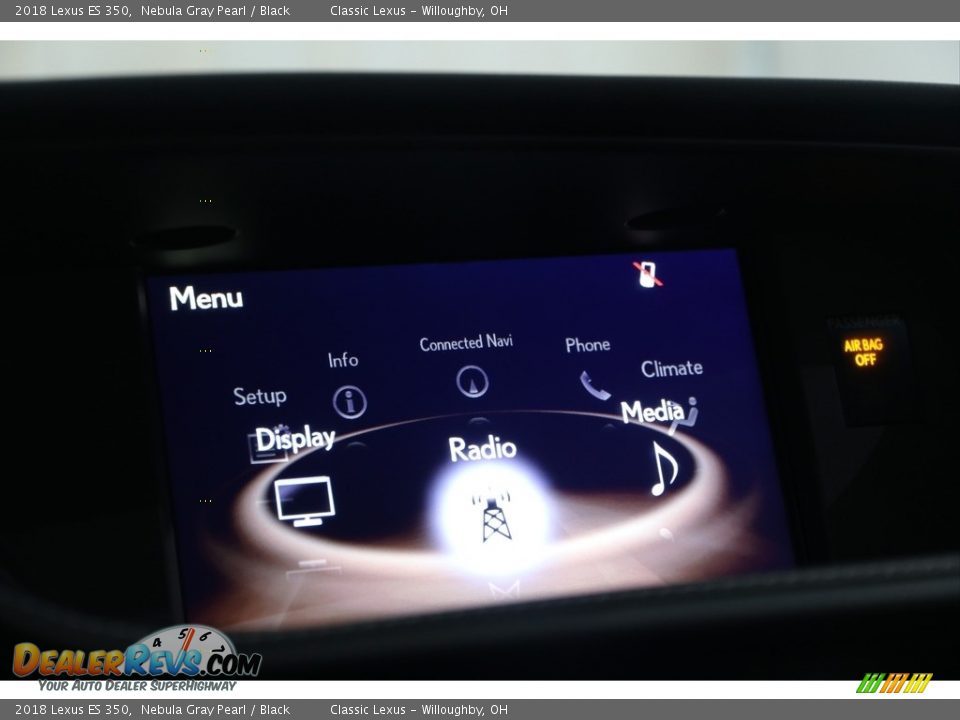 2018 Lexus ES 350 Nebula Gray Pearl / Black Photo #14