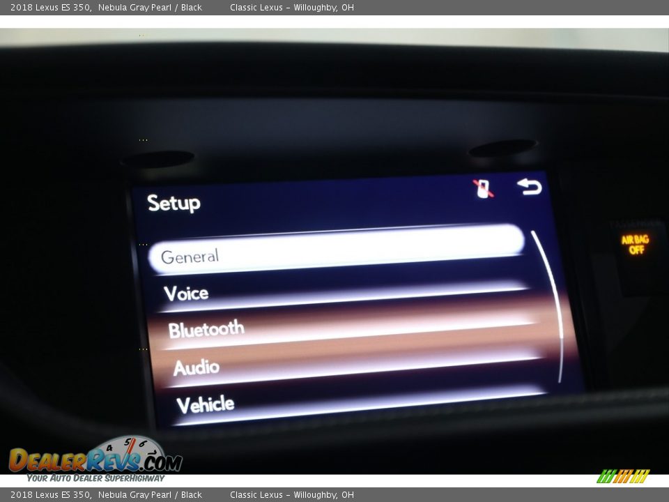 2018 Lexus ES 350 Nebula Gray Pearl / Black Photo #16