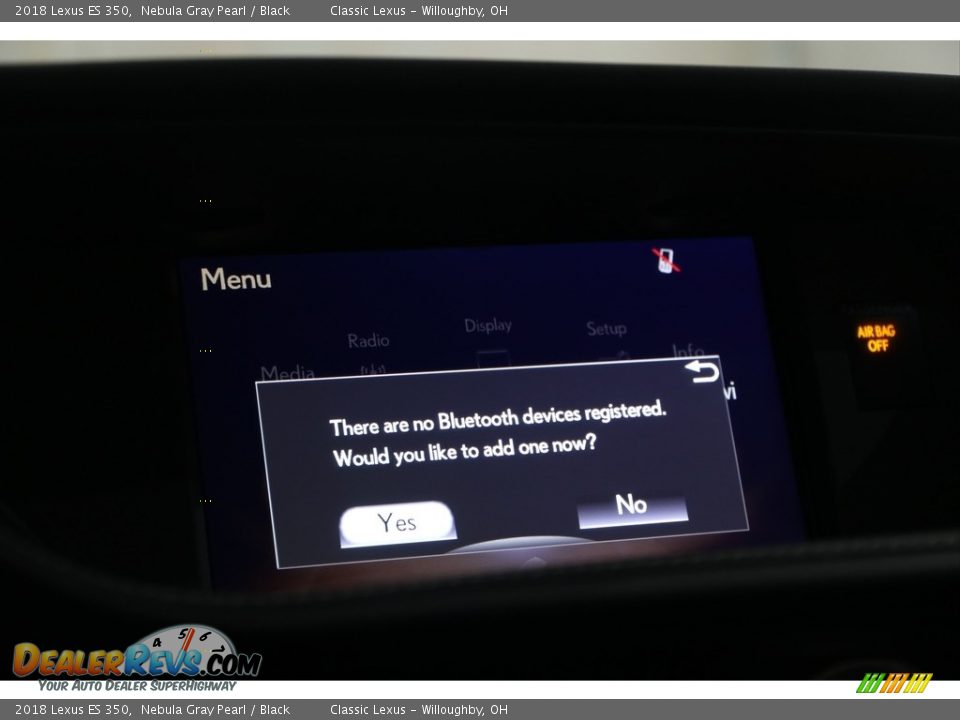 2018 Lexus ES 350 Nebula Gray Pearl / Black Photo #20