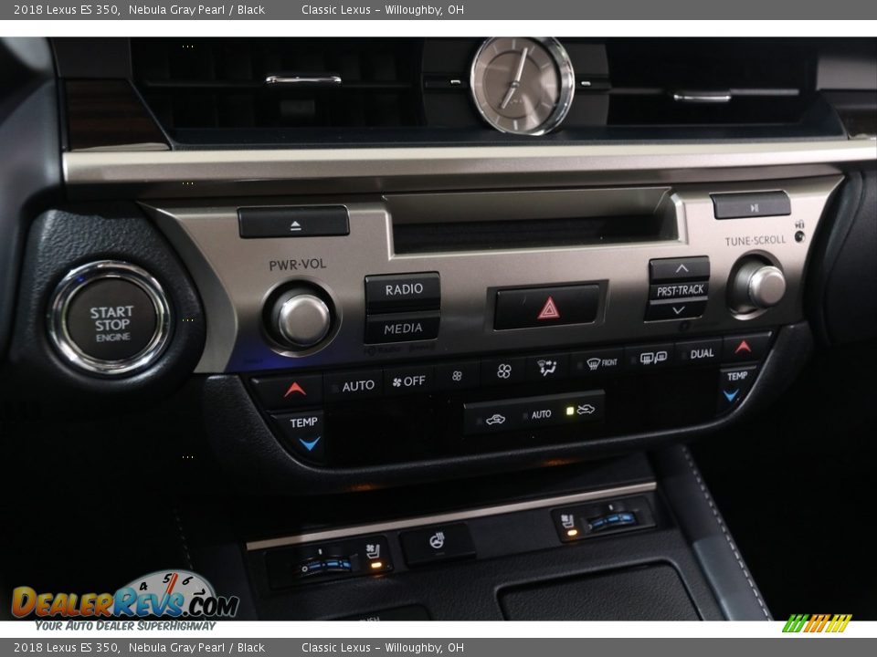 2018 Lexus ES 350 Nebula Gray Pearl / Black Photo #23