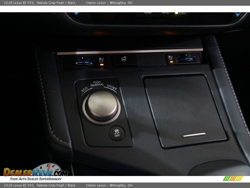 2018 Lexus ES 350 Nebula Gray Pearl / Black Photo #24
