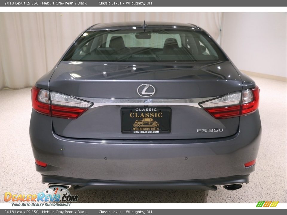 2018 Lexus ES 350 Nebula Gray Pearl / Black Photo #34