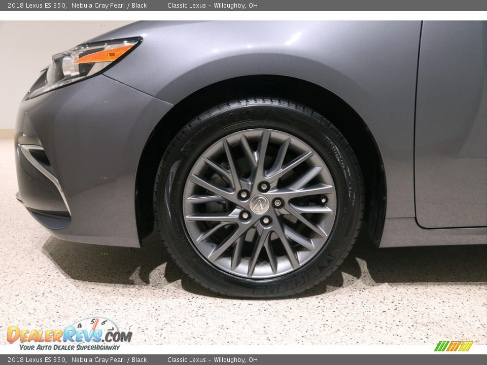2018 Lexus ES 350 Nebula Gray Pearl / Black Photo #36