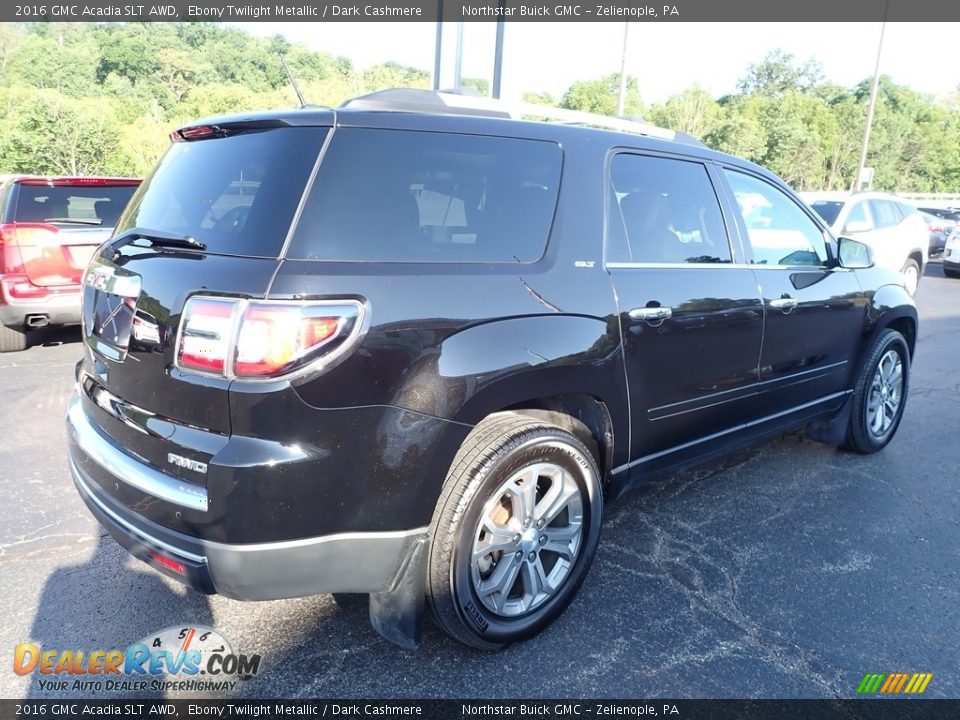 2016 GMC Acadia SLT AWD Ebony Twilight Metallic / Dark Cashmere Photo #8