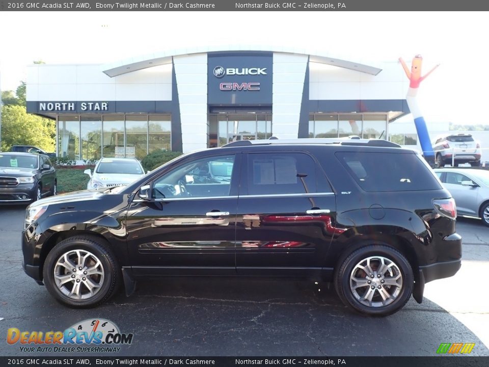 2016 GMC Acadia SLT AWD Ebony Twilight Metallic / Dark Cashmere Photo #12