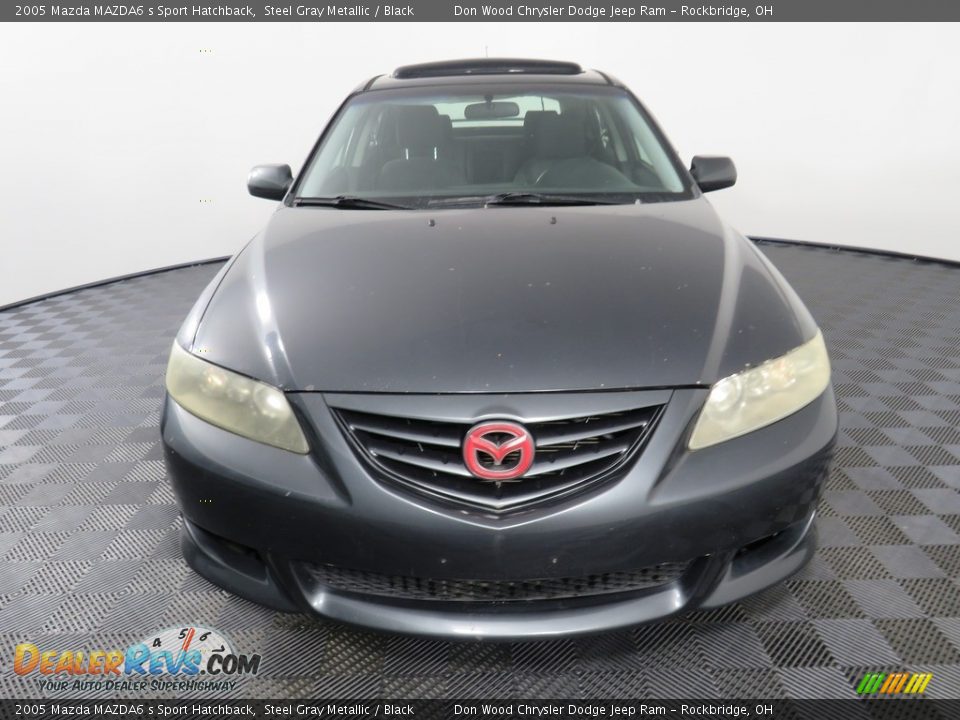 2005 Mazda MAZDA6 s Sport Hatchback Steel Gray Metallic / Black Photo #6