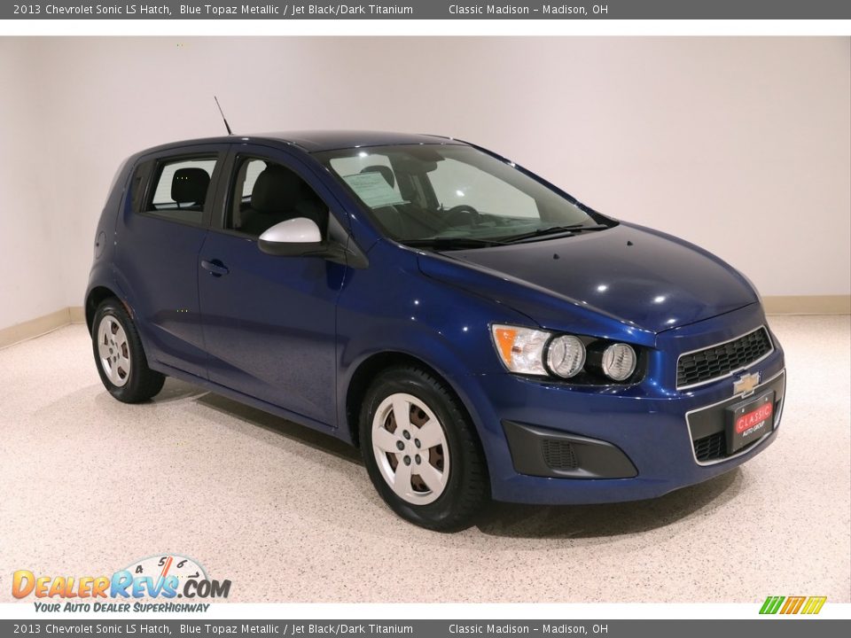 Blue Topaz Metallic 2013 Chevrolet Sonic LS Hatch Photo #1