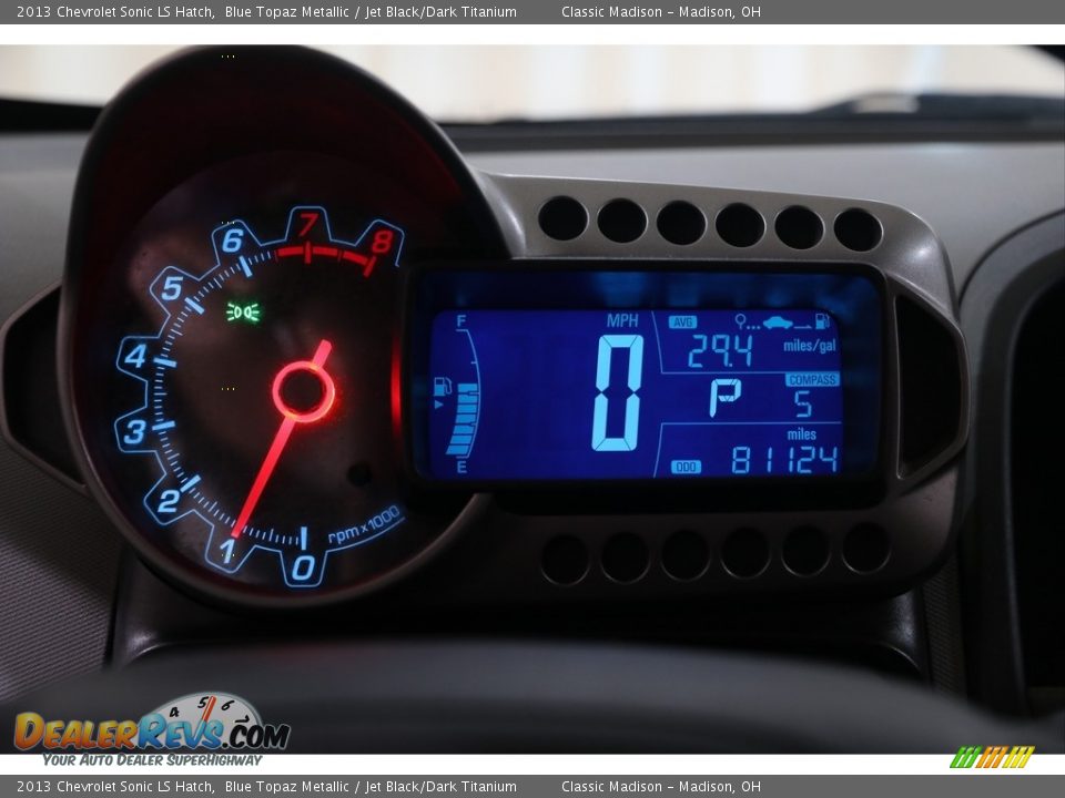 2013 Chevrolet Sonic LS Hatch Gauges Photo #6