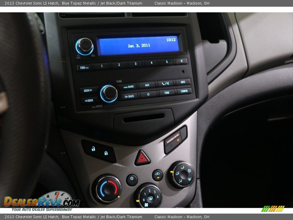 Controls of 2013 Chevrolet Sonic LS Hatch Photo #7