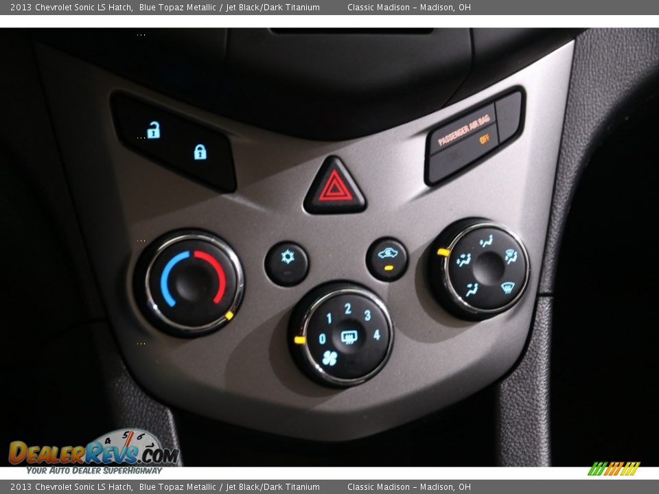 Controls of 2013 Chevrolet Sonic LS Hatch Photo #10