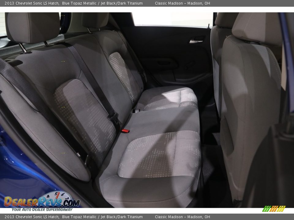 Rear Seat of 2013 Chevrolet Sonic LS Hatch Photo #12