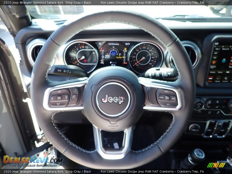 2020 Jeep Wrangler Unlimited Sahara 4x4 Steering Wheel Photo #17