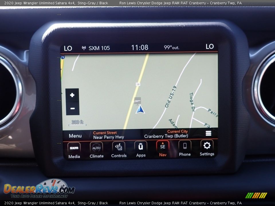 Navigation of 2020 Jeep Wrangler Unlimited Sahara 4x4 Photo #19