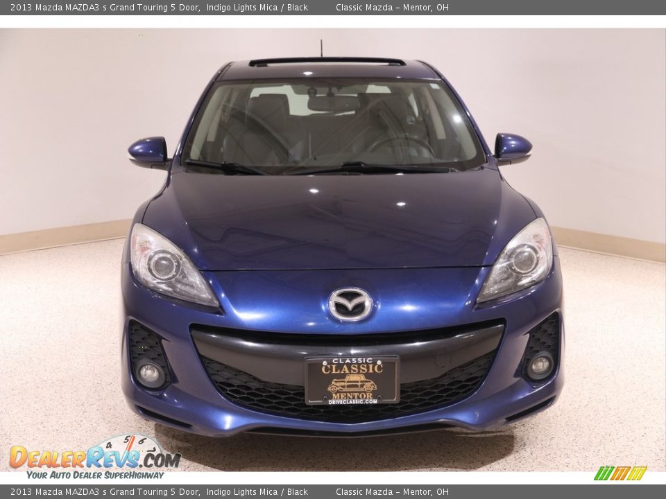 2013 Mazda MAZDA3 s Grand Touring 5 Door Indigo Lights Mica / Black Photo #2