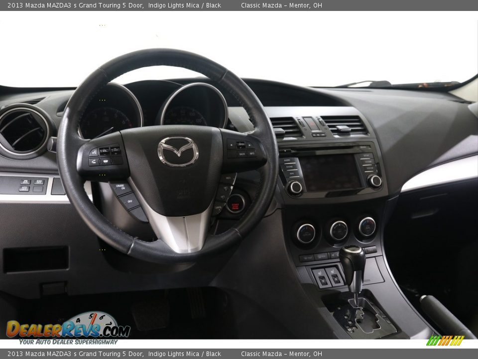 2013 Mazda MAZDA3 s Grand Touring 5 Door Indigo Lights Mica / Black Photo #6