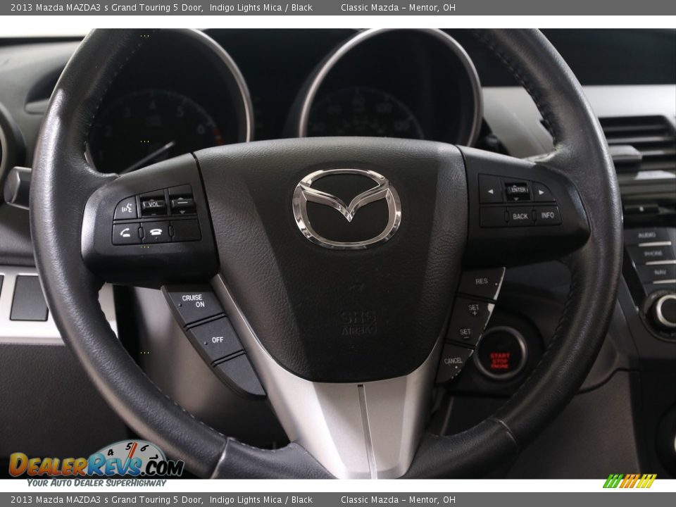 2013 Mazda MAZDA3 s Grand Touring 5 Door Steering Wheel Photo #7