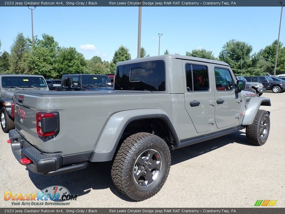 2020 Jeep Gladiator Rubicon 4x4 Sting-Gray / Black Photo #5