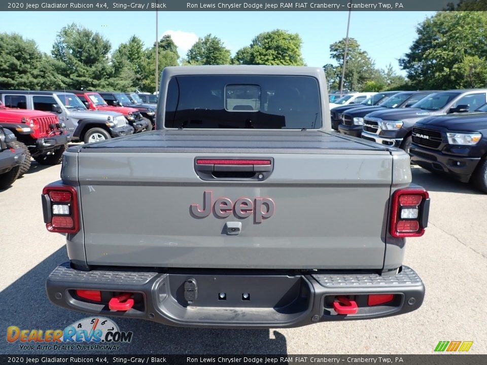 2020 Jeep Gladiator Rubicon 4x4 Sting-Gray / Black Photo #6