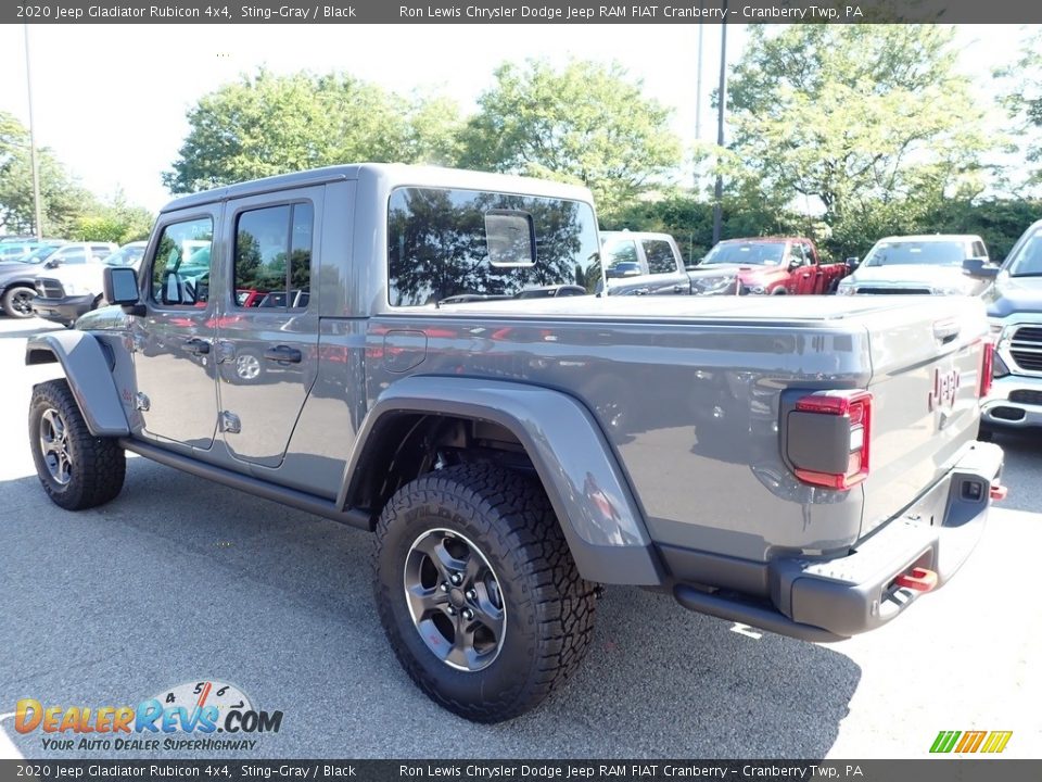 2020 Jeep Gladiator Rubicon 4x4 Sting-Gray / Black Photo #7