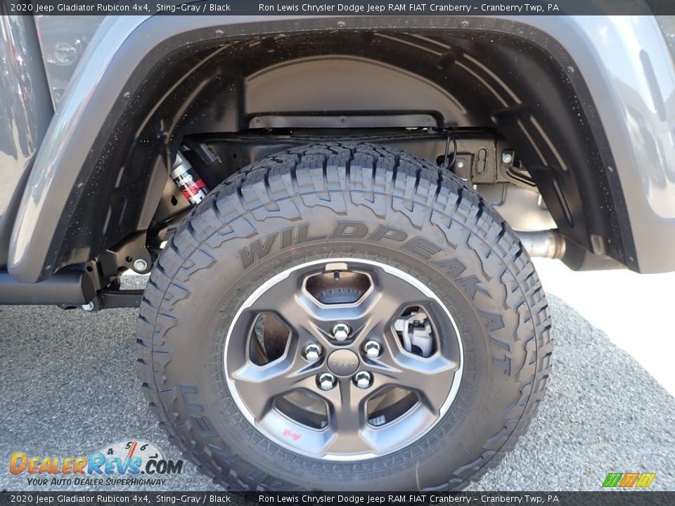 2020 Jeep Gladiator Rubicon 4x4 Sting-Gray / Black Photo #9