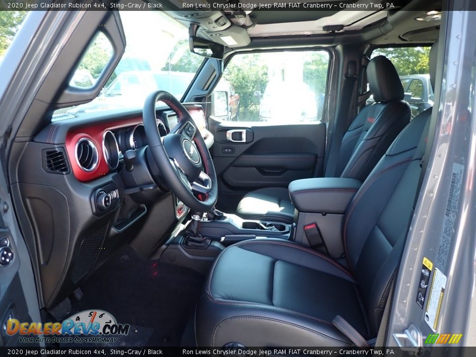 2020 Jeep Gladiator Rubicon 4x4 Sting-Gray / Black Photo #12