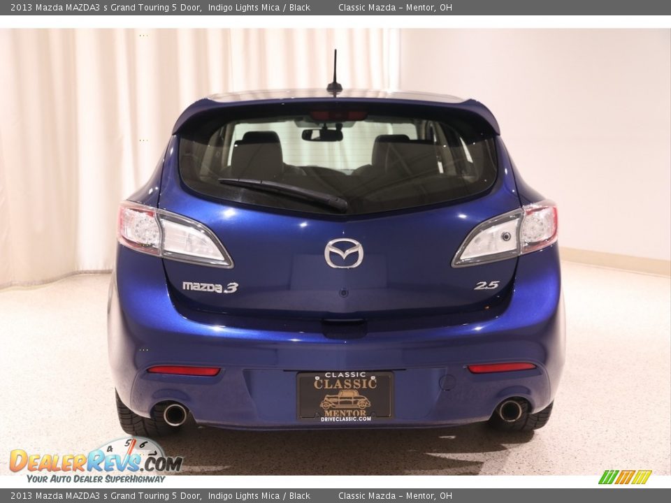 2013 Mazda MAZDA3 s Grand Touring 5 Door Indigo Lights Mica / Black Photo #19